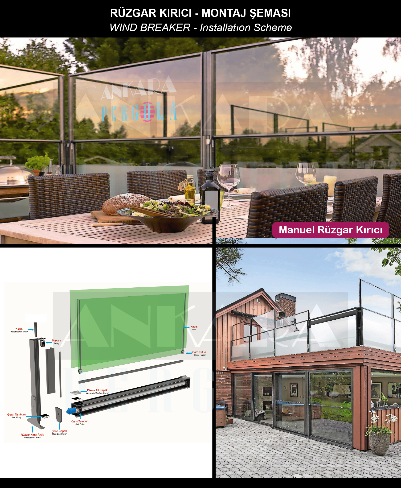 Rüzgar Kırıcı Montaj